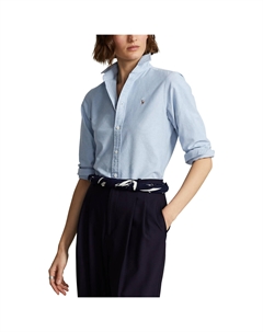 Рубашка с длинными рукавами синий Polo ralph lauren