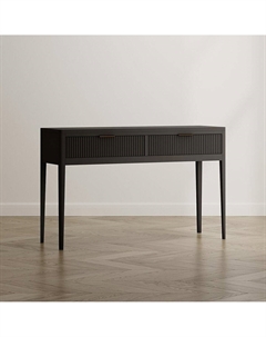 Консоль с 2-мя ящиками с покрытием эмали серый Laredoute