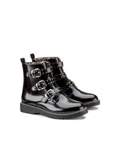 Ботинки на молнии в рок-стиле черный La redoute collections