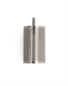 Светильник настенный из перфорированного металла с отделкой под глянцевый никель Darja серый Laredoute