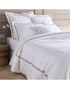 Пододеяльник из биохлопковой перкали Maella белый Laredoute