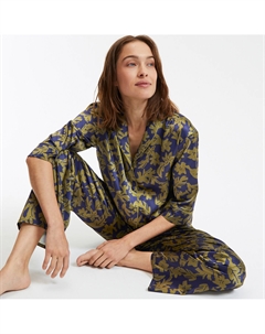 Пижама из сатина с цветочным принтом разноцветный Anne weyburn