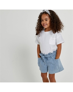 Шорты в полоску из джинсовой ткани синий La redoute collections