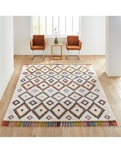 Ковер в берберском стиле XXL из шерсти Ourika разноцветный Laredoute