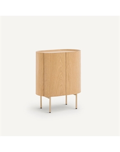 Прикроватная тумбочка из массива и шпона дуба Aslen бежевый Am.pm.