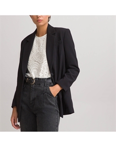 Блейзер приталенного покроя черный Laredoute