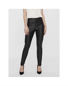 Леггинсы из искусственной кожи черный Vero moda