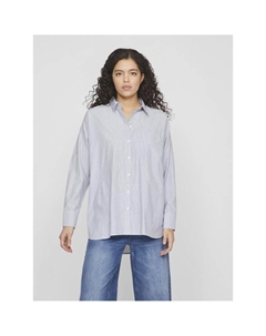 Рубашка в тонкую полоску синий Vila