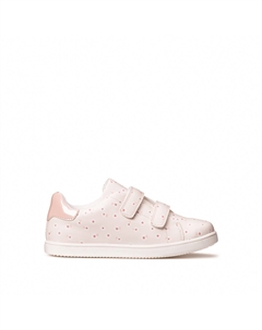 Кеды с застежкой на липучке с цветочным принтом розовый La redoute collections