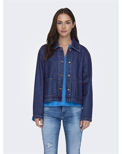 Куртка из джинсовой ткани синий Only