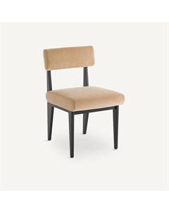 Стул из бука и бархата Izag каштановый Am.pm.