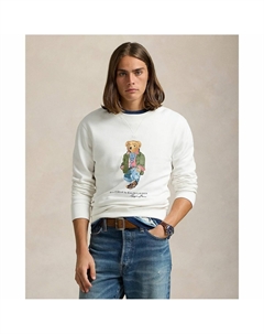 Свитшот с круглым вырезом Polo Bear белый Polo ralph lauren