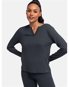 Верх от пижамы Sofia серый Laredoute