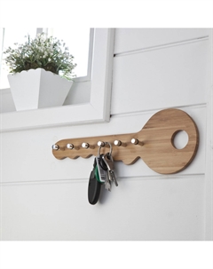 Ключница настенная бамбук желтый Laredoute