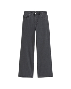 Джинсы широкие черный Laredoute