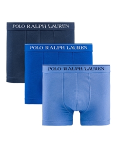 Комплект из 3 трусов-боксеров из эластичного хлопка синий Polo ralph lauren