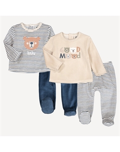 Пижама из велюра 2 шт другие Laredoute