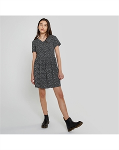 Платье с цветочным принтом и ажурной спинкой разноцветный La redoute collections