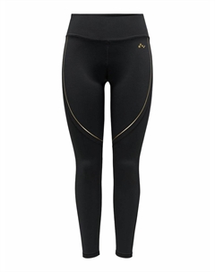 Леггинсы спортивные с высокой посадкой Tomo Life черный Only play