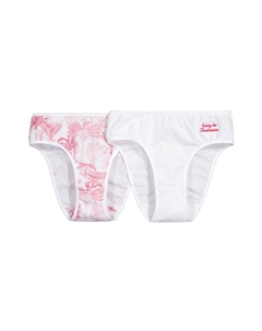 Комплект из двух трусов сделаны во Франции розовый La redoute collections