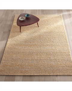 Ковер из шерсти сотканный вручную Makehta желтый Am.pm.