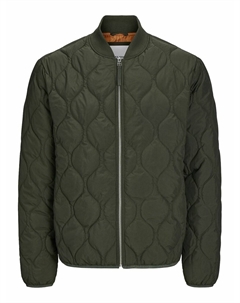 Куртка с воротником бомбер зеленый Jack & jones