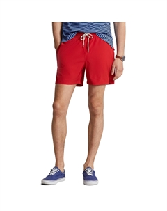 Классические пляжные шорты Traveler 146 см красный Polo ralph lauren