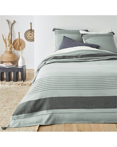 Покрывало хлопковое Doni синий Laredoute