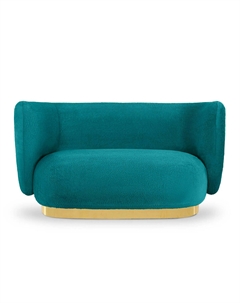 Диван двухместный синий So'home