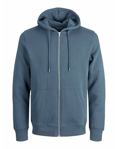 Толстовка мужская на молнии с капюшоном Star Basic синий Laredoute