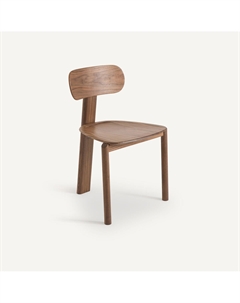 Стул из массива и шпона ореха Marais дизайн Э Галлина каштановый Am.pm.