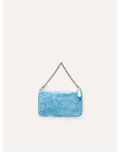 Сумочка из натурального шелка и хлопка синий Laredoute