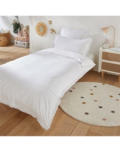 Пододеяльник детский из осветленного хлопка Alhambra белый La redoute interieurs
