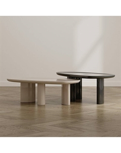 Столик журнальный с покрытием эмаль белый Laredoute