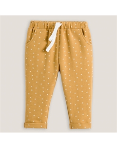 Штаны с принтом звезды из мольтона желтый La redoute collections
