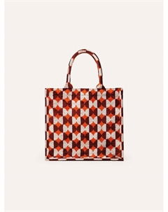 Сумка-тоут из натурального шелка и хлопка разноцветный Laredoute