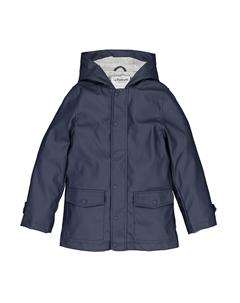 Плащ с капюшоном синий Laredoute