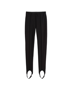 Брюки с высокой посадкой черный Laredoute