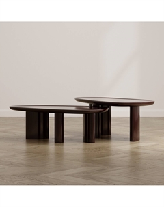 Столик журнальный с покрытием эмаль красный Laredoute