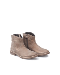 Ботинки на молнии из кожи бежевый La redoute collections