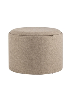 Пуф из рогожки с ящиком бежевый So'home