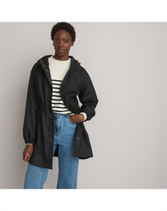 Ветровка с капюшоном черный Laredoute