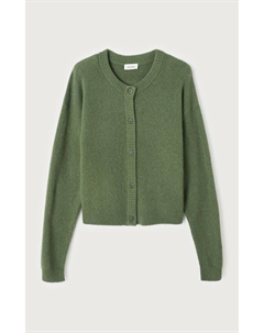 Кардиган с круглым вырезом и длинными рукавами DAMSVILLE зеленый Laredoute
