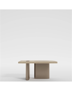 Журнальный стол из массива малый бежевый So'home