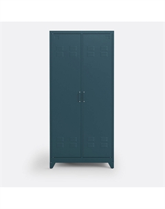 Шкаф с 2 дверками из металла Hiba синий Laredoute