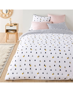 Пододеяльник из хлопковой перкали Digna синий La redoute interieurs