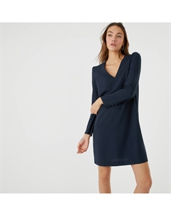 Платье прямое из переработанного полиэстера La Redoute x You синий La redoute collections