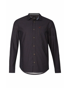 Рубашка с принтом синий Laredoute