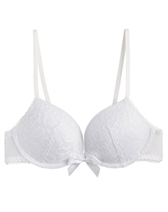 Бюстгальтер пуш-ап белый La redoute collections