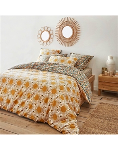 Пододеяльник 100 хлопок Jahia желтый La redoute interieurs